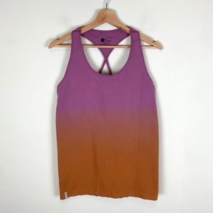 Bloom Organic Cotton Racerback Yoga Tank Top - L
